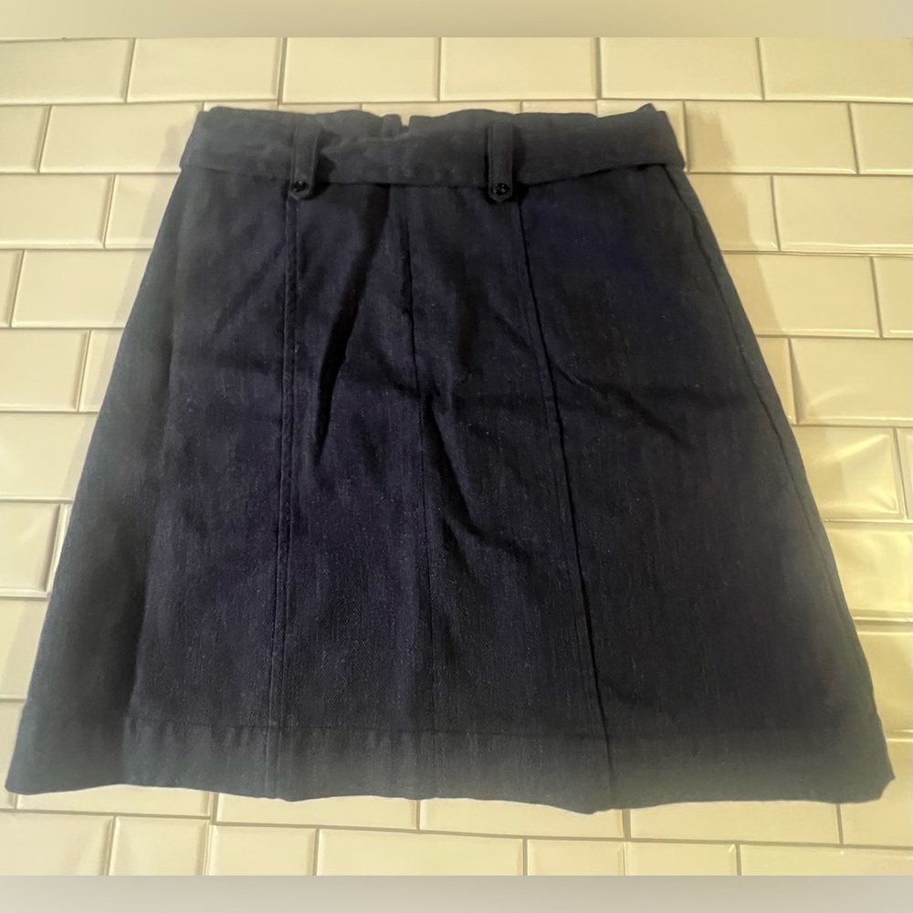 Merona Blue A-Line Skirt for Work